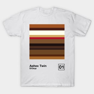 Drukqs / Minimal Style Graphic Artwork T-Shirt